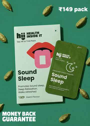 HII Sound Sleep – 3 Strip Trial Pack at ₹99 | 100% Money Back Guarantee