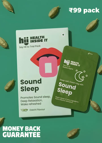 HII Sound Sleep – 3 Strip Trial Pack at ₹99 | 100% Money Back Guarantee